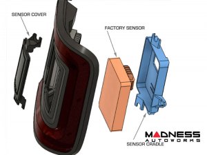 Jeep Wrangler JL Tail Lights - Flush Mount -LED - Smoked Lens